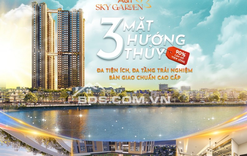 Chỉ từ 240 triệu sở hửu liền căn A&T Sky Garden view hướng thủy Hồ Gươm Xanh